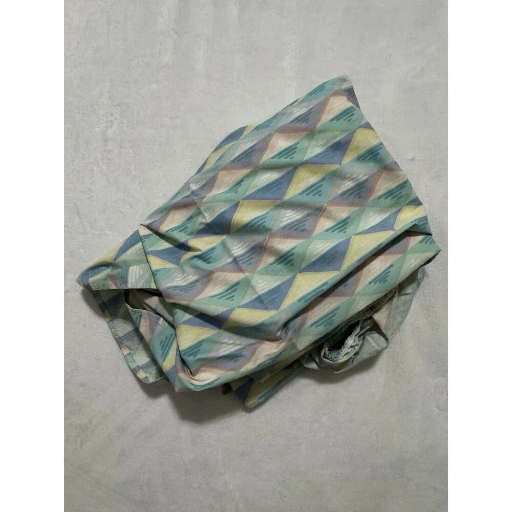 Collier Campbell Vintage Lapis Lagoon Twin Fitted Sheet Southwestern Fabric Only